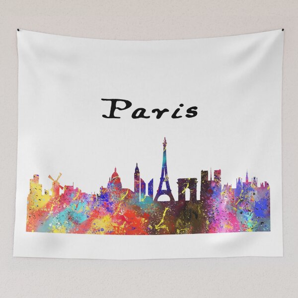 Item preview, Paris Water Colour Vector Quote Art Design Inspira designed and sold by vividpixelusa.
