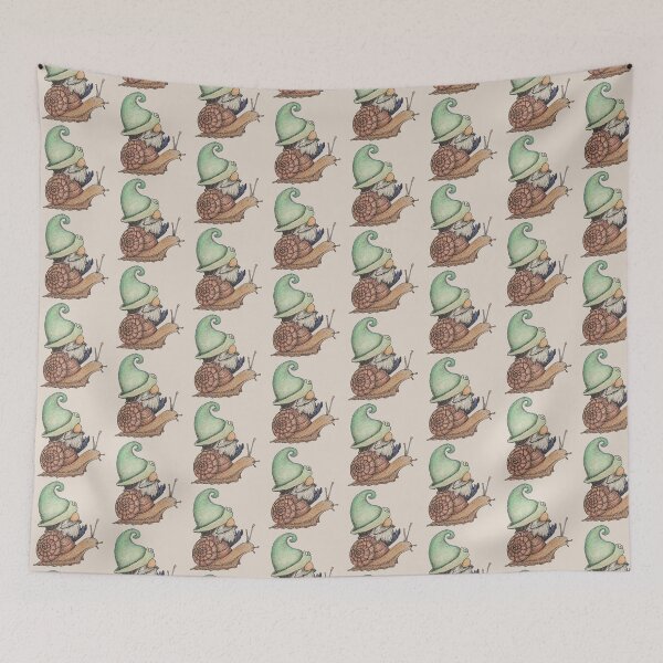 Item preview, Snail riding gnome designed and sold by SarahCD13.
