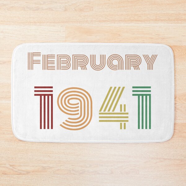 Item preview, February 1941 Design, Happy 80th Birthday, Happy Eighties Birthday designed and sold by marosharaf.