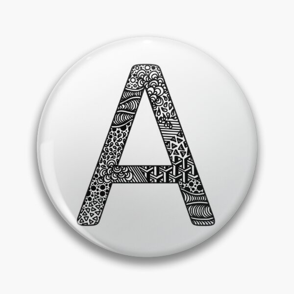 Item preview, Zentangle Initial A designed and sold by sydasmith13.