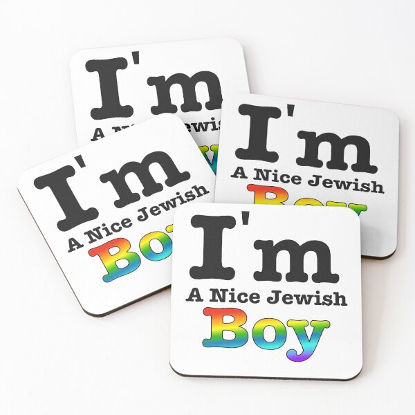 Item preview, I'm a Nice [Gay] Jewish Boy designed and sold by aribluestein.