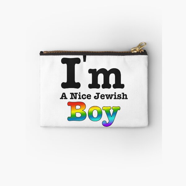 Item preview, I'm a Nice [Gay] Jewish Boy designed and sold by aribluestein.