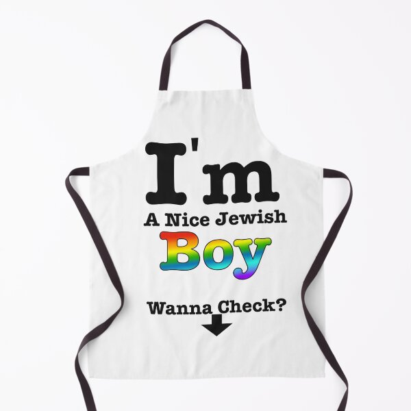 Item preview, I'm a Nice [Gay] Jewish Boy designed and sold by aribluestein.