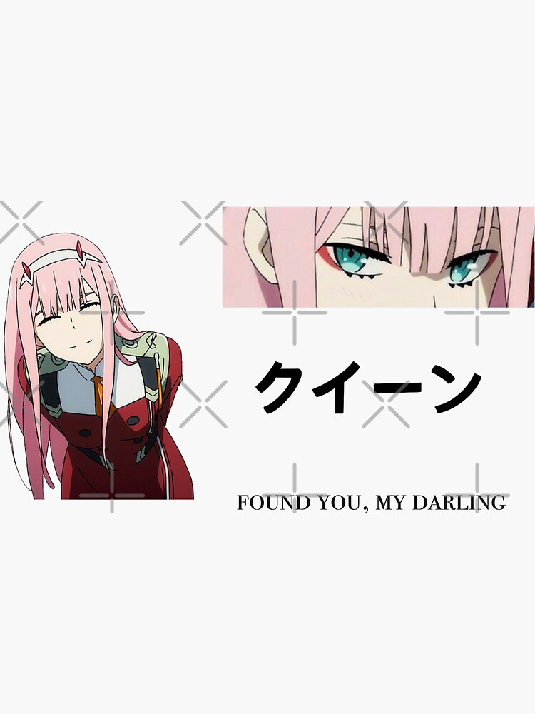 Zero Two Sticker Pack, Darling in the FranXX, Stickers