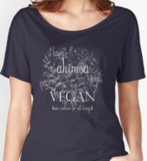 ahimsa = vegan Women's Relaxed Fit T-Shirt