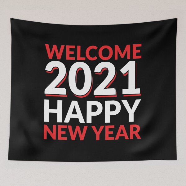 Item preview, Welcome 2021 - happy new year designed and sold by ellis-vinyasa.