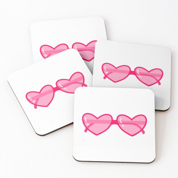 Item preview, heart sunglasses pink designed and sold by sarap987.