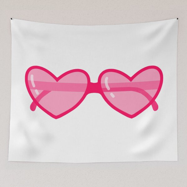 Item preview, heart sunglasses pink designed and sold by sarap987.