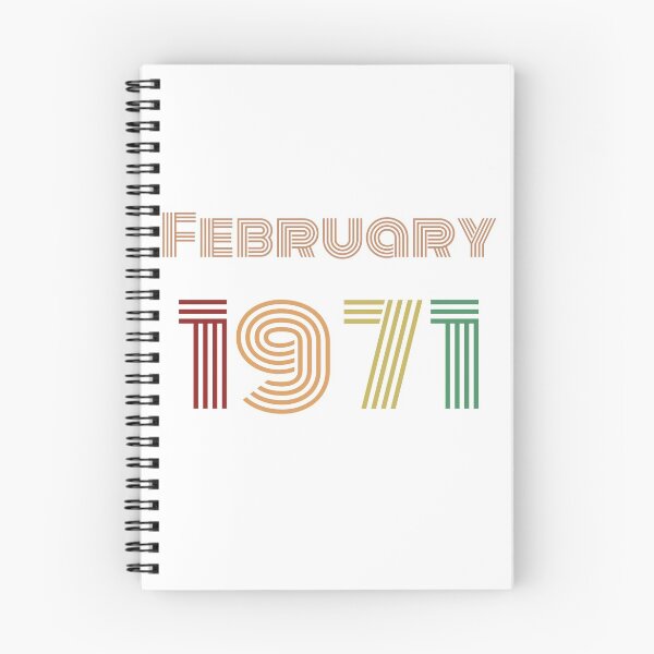Item preview, February 1971 Design, Happy 50th Birthday, designed and sold by marosharaf.
