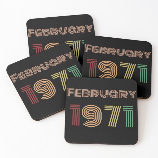 Item preview, February 1971 Design, Happy 50th Birthday, designed and sold by marosharaf.