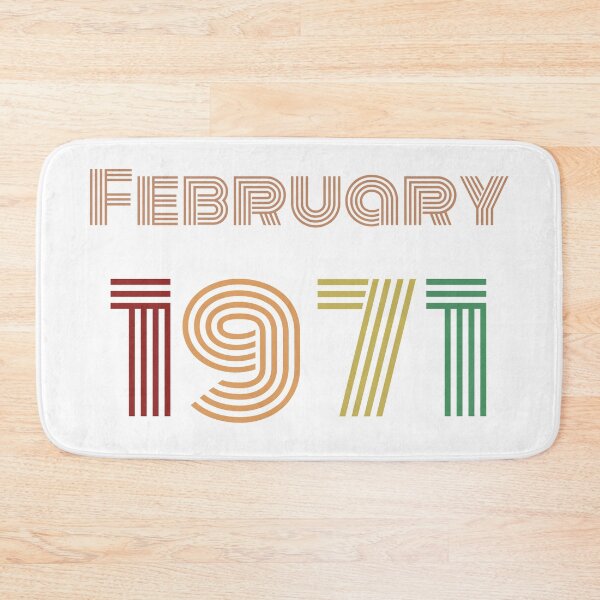 Item preview, February 1971 Design, Happy 50th Birthday, designed and sold by marosharaf.