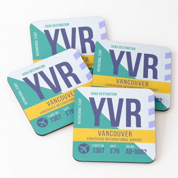 Item preview, Vancouver Airport Stylish Luggage Tag (YVR) designed and sold by SLAG-Creative.
