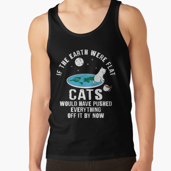 Camiseta Tank Top Gym Hombre Alternativo Gato Calavera