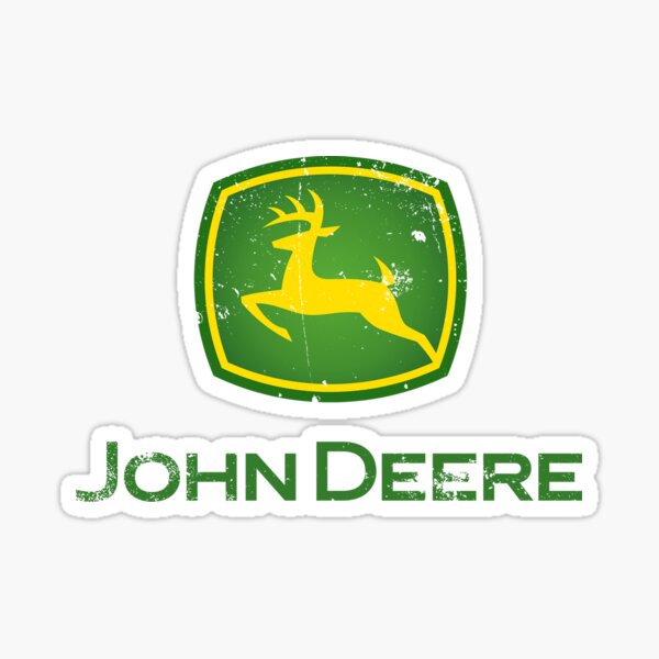 Muchos Tamaños y Colores-Tractor-Segadora Largo John Deere Pegatina//Adhesivo
