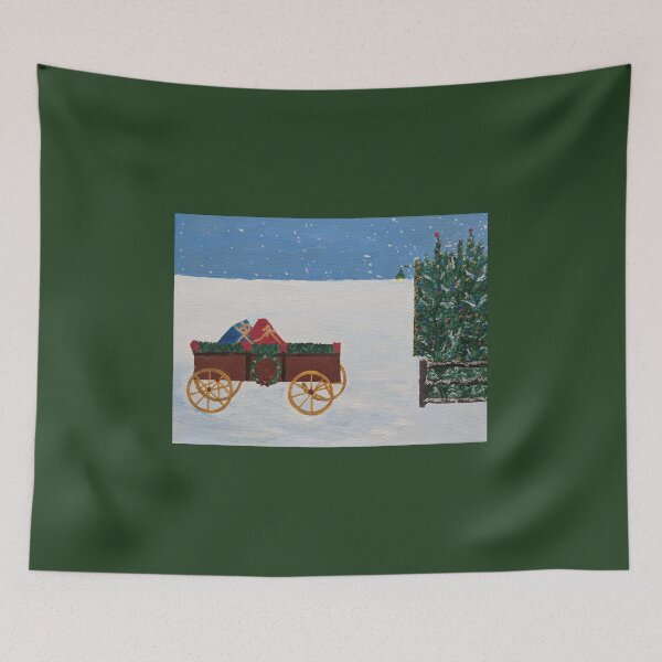Item preview, Christmas Scene Print designed and sold by nandinis1.