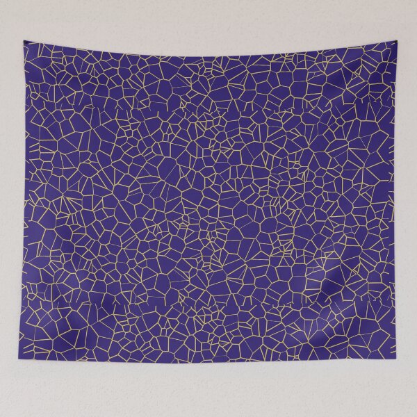 Item preview, Voronoi: Gold on Blue designed and sold by jadekandel.