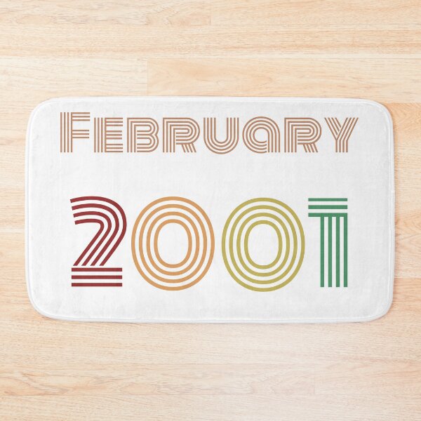 Item preview, February 2001 Design, Happy 20th Birthday. designed and sold by marosharaf.