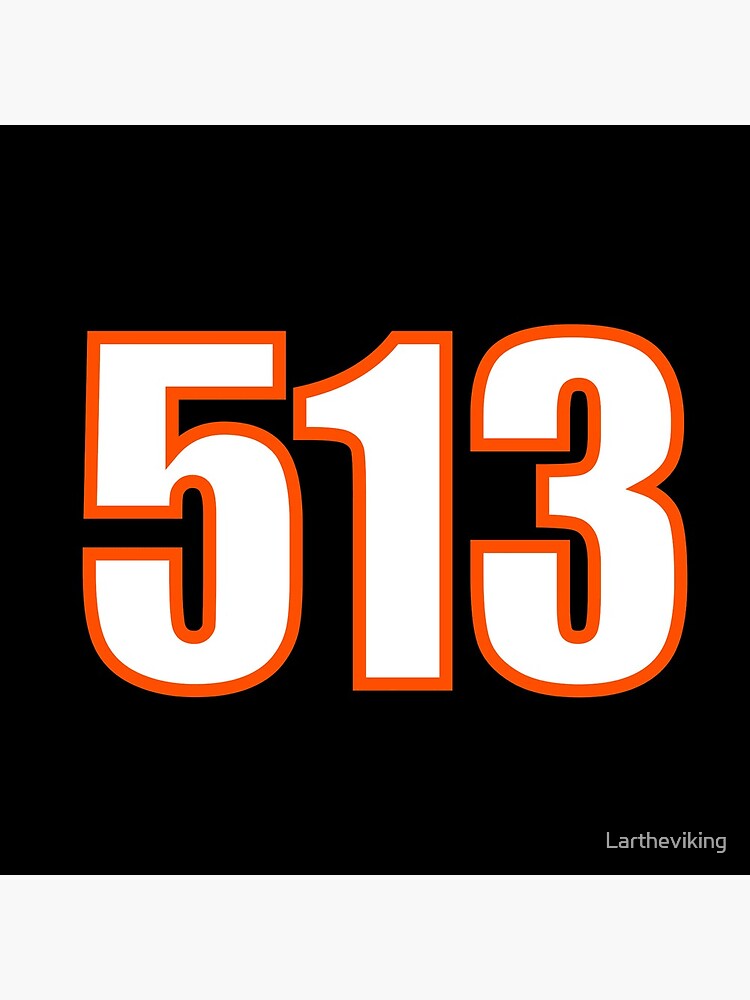 Cincinnati Ohio OH Area Code 513 Sticker for Sale by Lartheviking