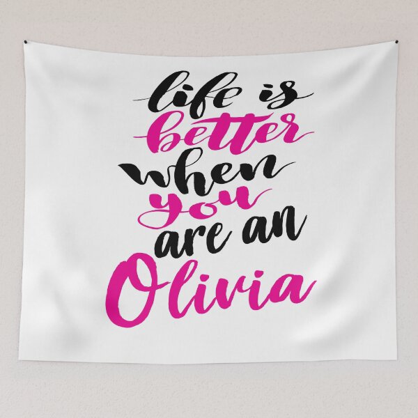 Aperçu de l'œuvre La vie est meilleure quand tu es une Olivia créée et vendue par ProjectX23.