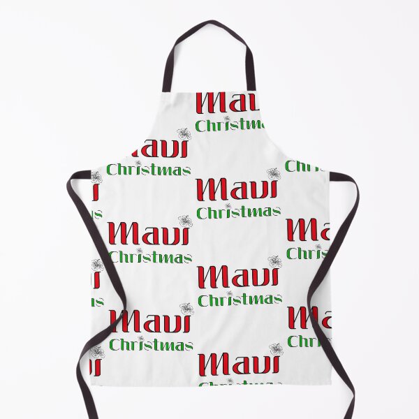 Item preview, Funny Pun Maui Merry Christmas Red and Green with Tropical Flower designed and sold by gobbieshoppe.
