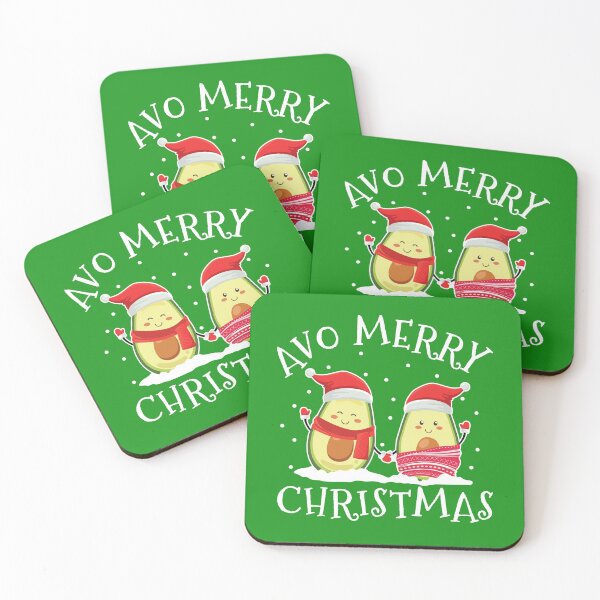 Item preview, Avo Merry Christmas Avocados Kawaii designed and sold by EstelleStar.