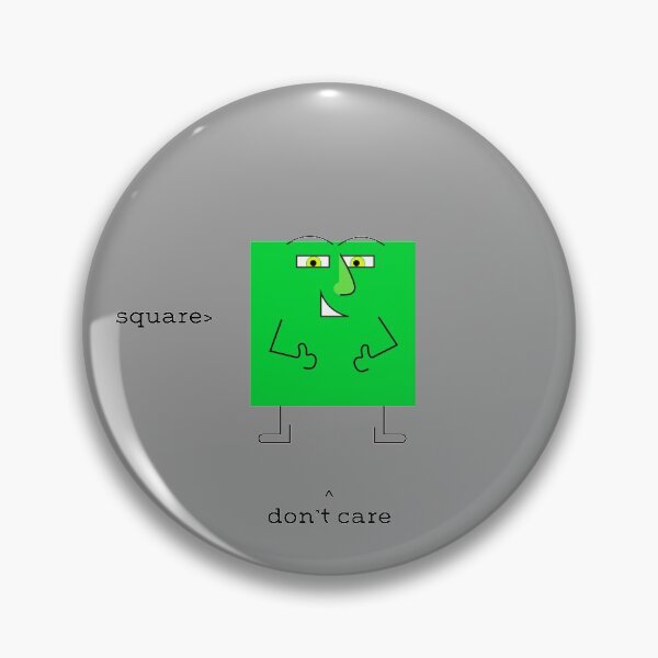 Item preview, Square Guy Don't Care designed and sold by SanfordStudio.
