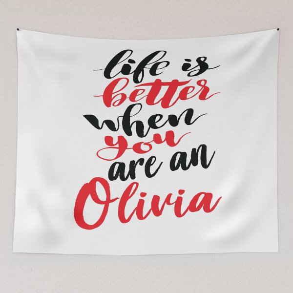 Aperçu de l'œuvre La vie est meilleure quand tu es une Olivia créée et vendue par ProjectX23.