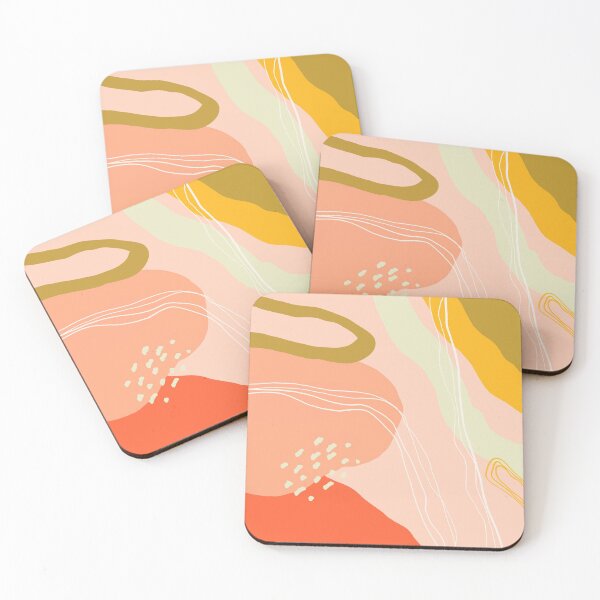 Item preview, Orange abstract shapes designed and sold by KennyLucky.
