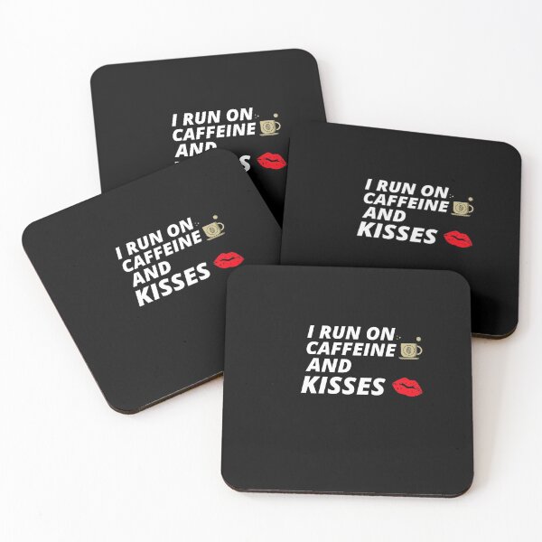 Item preview, COOL I Run On Caffeine And Kisses Coffee designed and sold by YourEssentials.