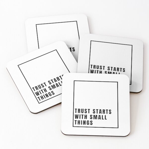 Item preview, Trust starts with small things designed and sold by Kennya Karoline Fonseca.