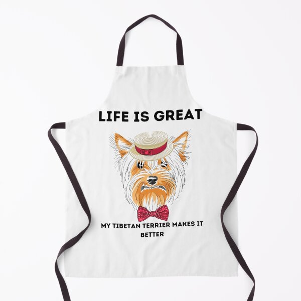 Item preview, Life Is Great My Tibetan Terrier Makes It Better,fuuny dog designed and sold by piskwi.