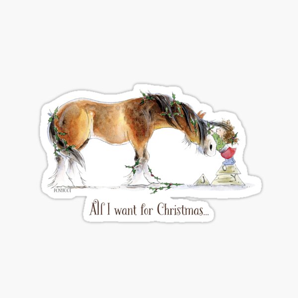 All I want for Christmas... Sticker