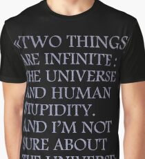 Albert Einstein Quote Graphic T-Shirt