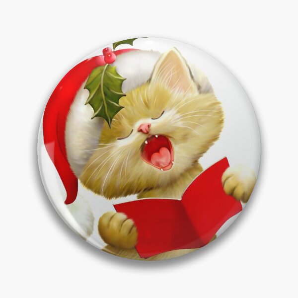 Item preview, Sweet and Tired Kitty with xmas cap designed and sold by Dragan Kitic.