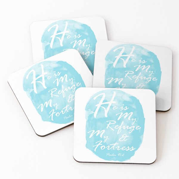 Item preview, He is My Refuge & My Fortress (Psalm 91:2) designed and sold by Feather-Apparel.