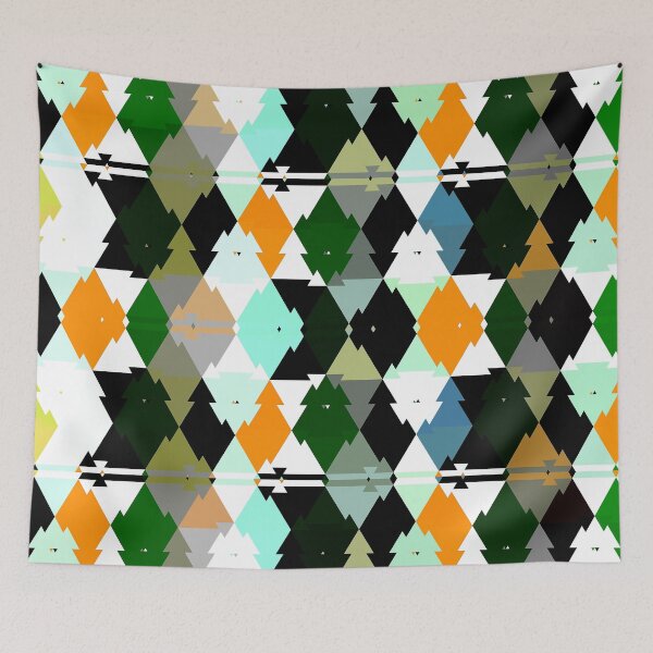Item preview, vsco Cute Trendy Colorful Floral Vintage shapes Pattern designed and sold by PrimeScripts.