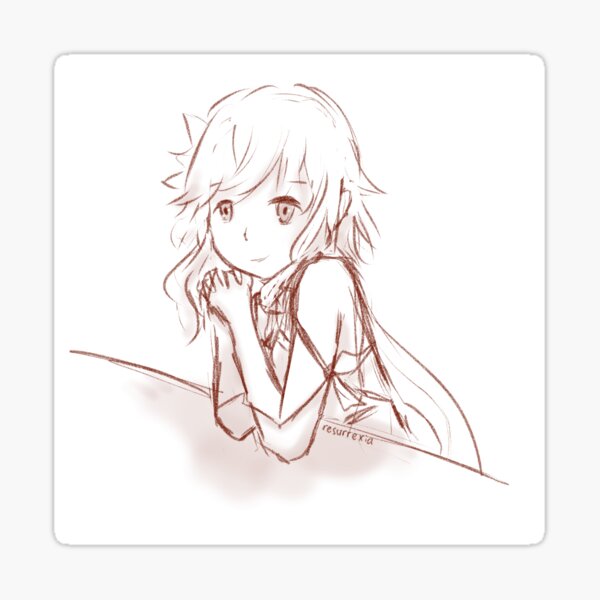 lumine awaits Sticker