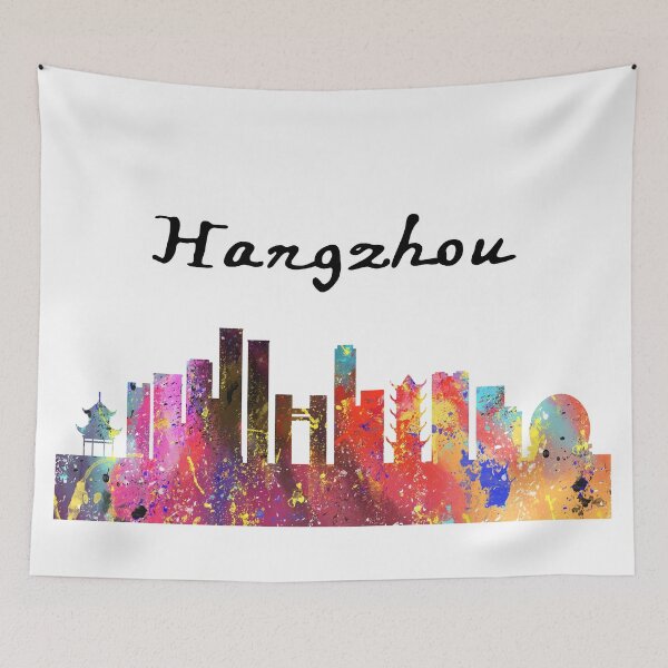 Item preview, Hangzhou Quote Art Design Inspirational Motivatio designed and sold by vividpixelusa.