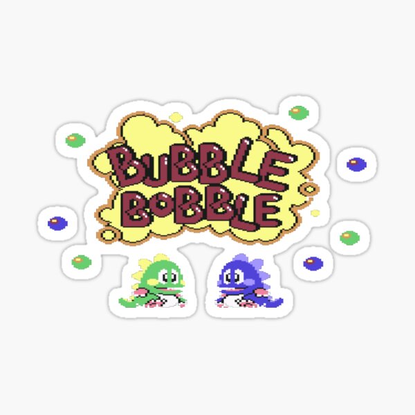 Artikel-Vorschau von Bubble Bobble C64, designt und verkauft von RetroGoodies.