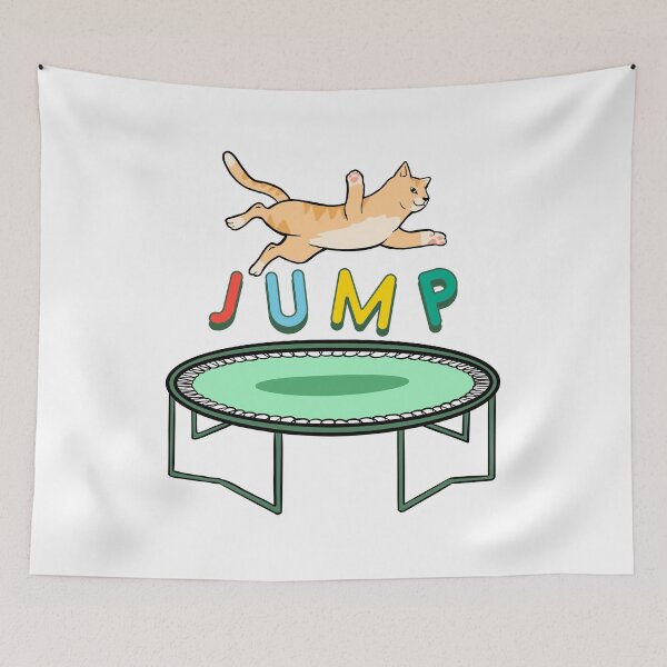 Item preview, Cat Jump High Sport Trampoline designed and sold by tbauernhoferbiz.