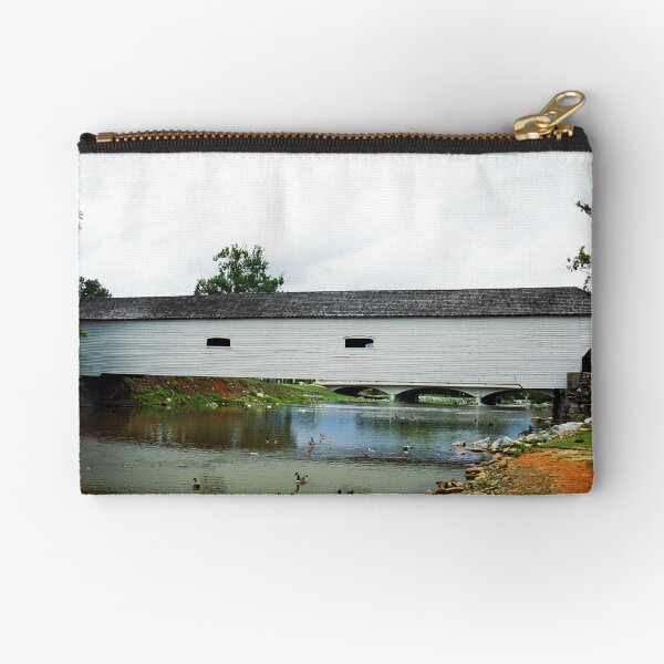 Elizabethton, TN, Covered Bridge, 2008 Zipper Pouch