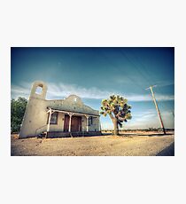 Mojave Desert Church Photographic Print