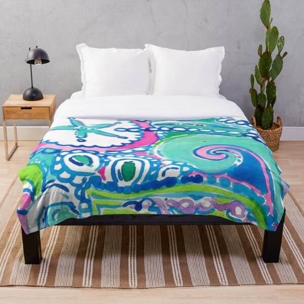 Lilly Pulitzer Design Throw Blanket