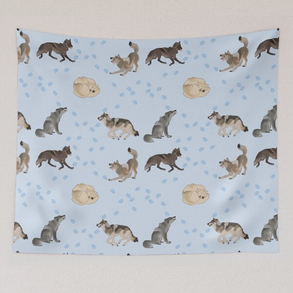 Item preview, Wolves Doing Wolf Things designed and sold by Copperbora.