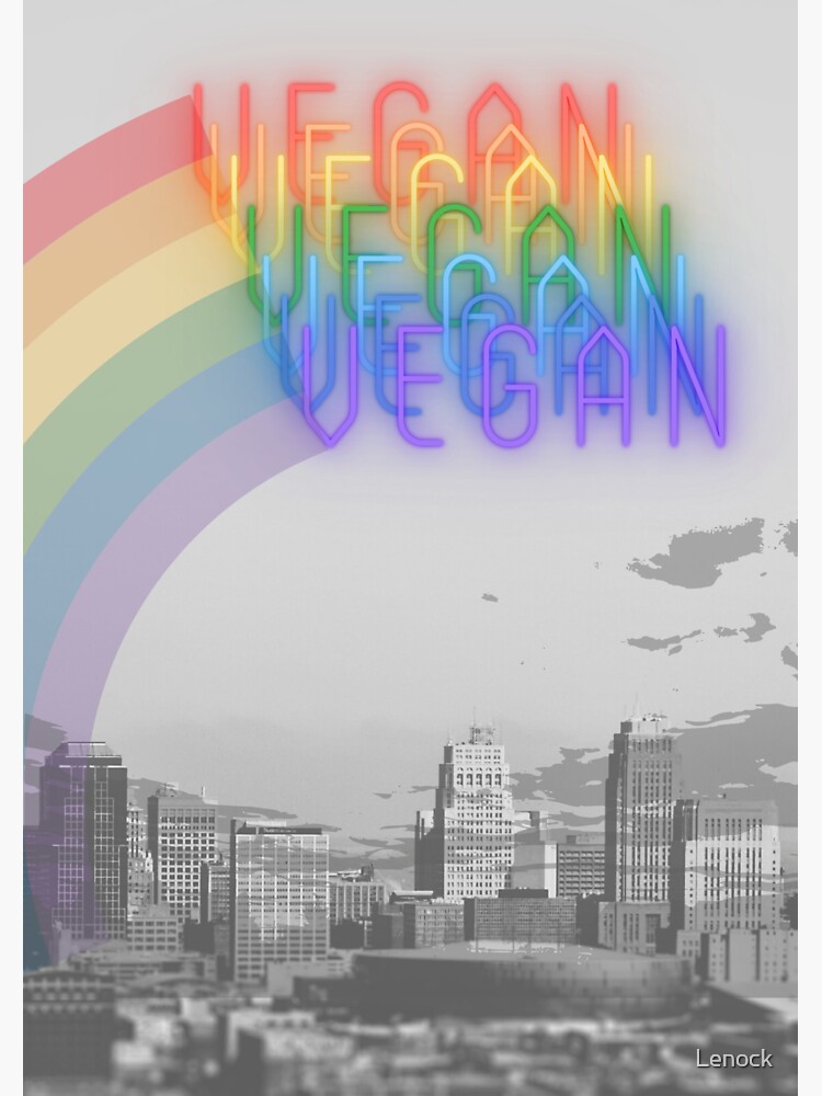 Thumbnail 3 von 3, Sticker, Bunter Veganer designt und verkauft von Lenock.