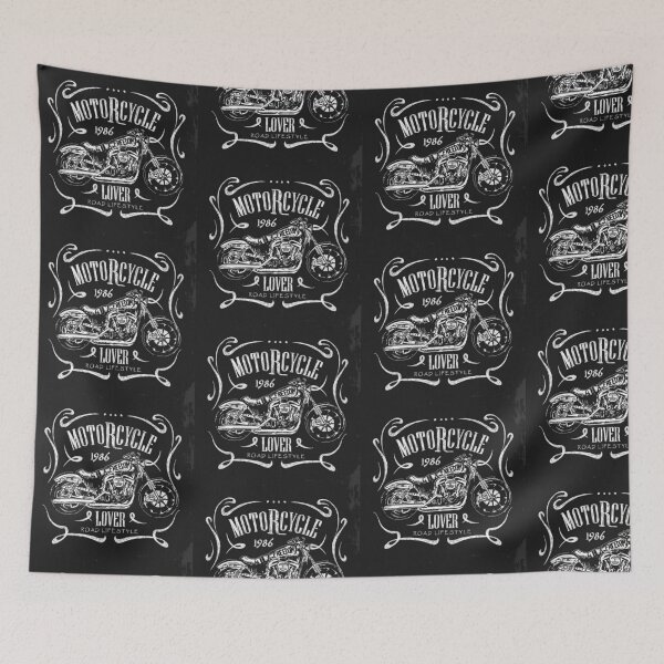 Item preview, Vintage Motorcycle lover tees designed and sold by pugmom4.