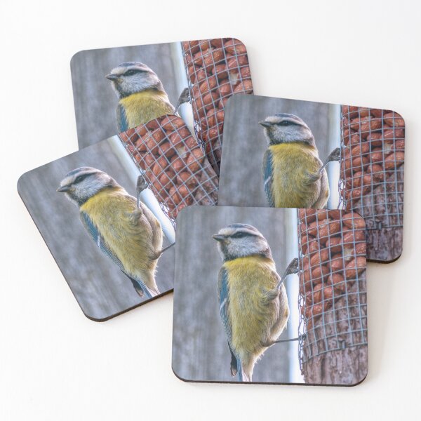 Item preview, Blue Tit on a Peanut Feeder designed and sold by Steve H Clark.