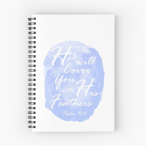 Item preview, He will Cover You with His Feathers (Psalm 91:4) designed and sold by Feather-Apparel.