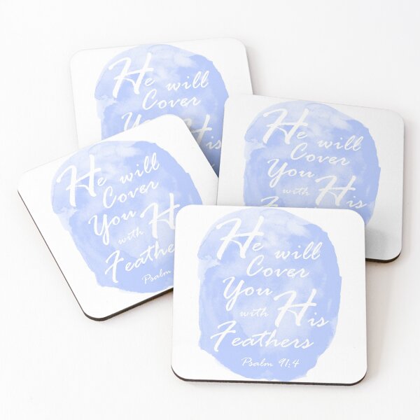 Item preview, He will Cover You with His Feathers (Psalm 91:4) designed and sold by Feather-Apparel.