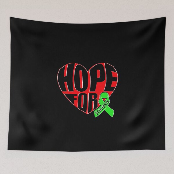 Item preview, Fight scoliosis also with hope and love designed and sold by mederDESIGNS.
